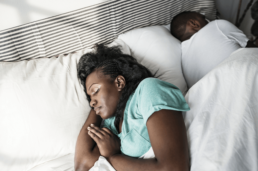 image of people sleeing