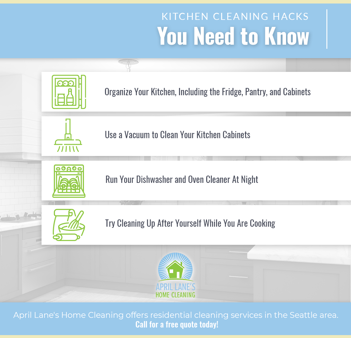 Kitchen Cleaning Hacks You Need to Know