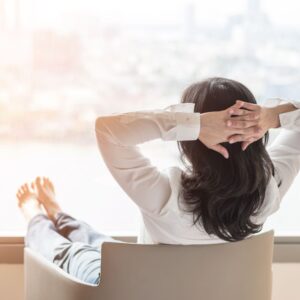 woman relaxing