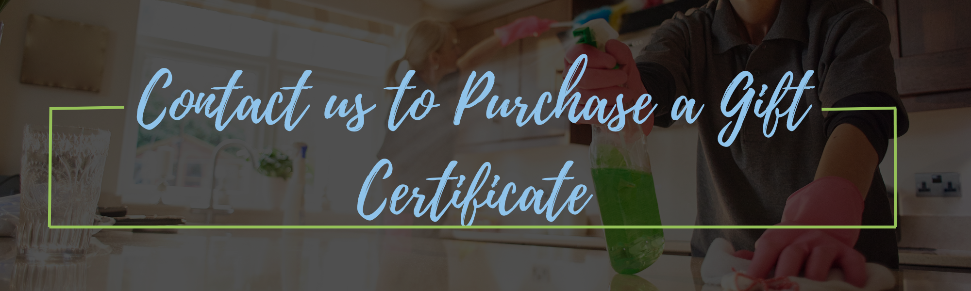 Contact us to Purchase a Gift Certificate