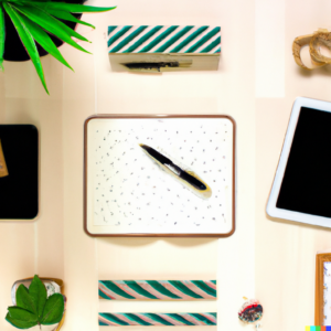 Organized desk