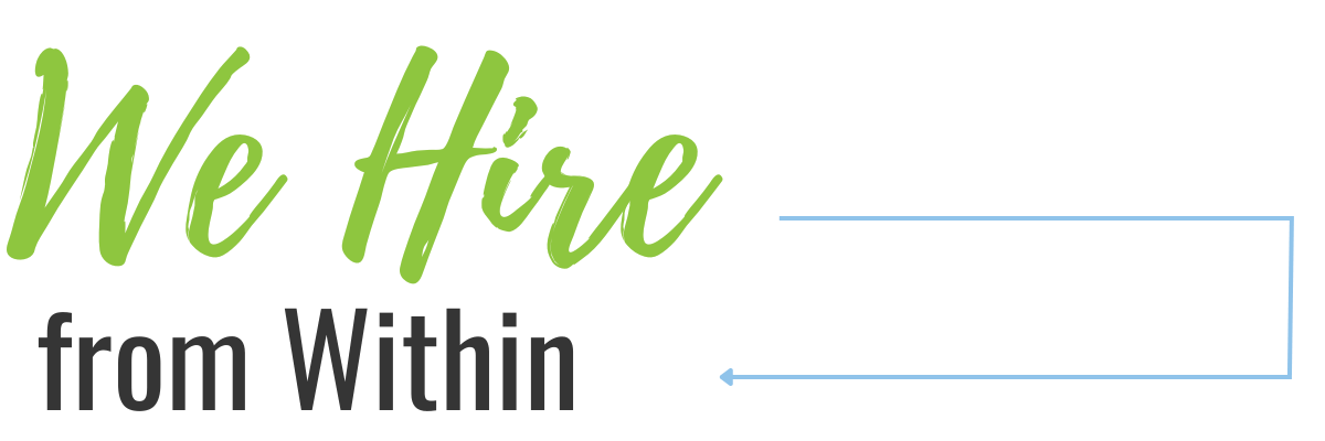 We Hire from Within