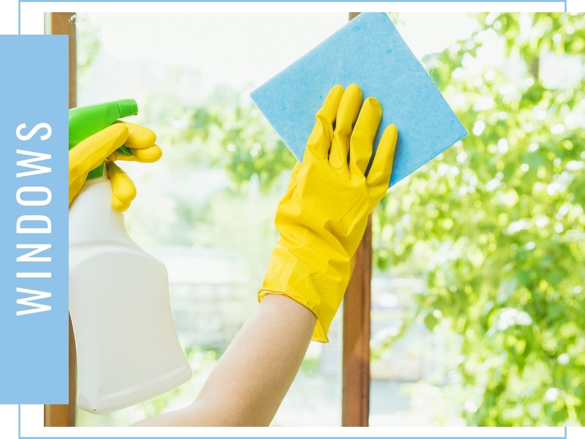 cleaning windows