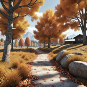 warm fall day, getting home holiday-ready